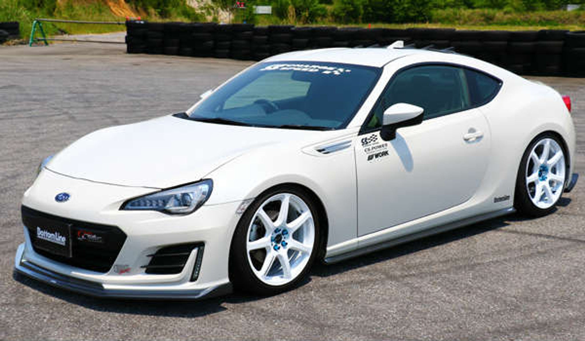 Charge Speed 2017-2021 Subaru BR-Z ZC-6 Kouki Model Bottom Lines Type 1 FRP Front Lip