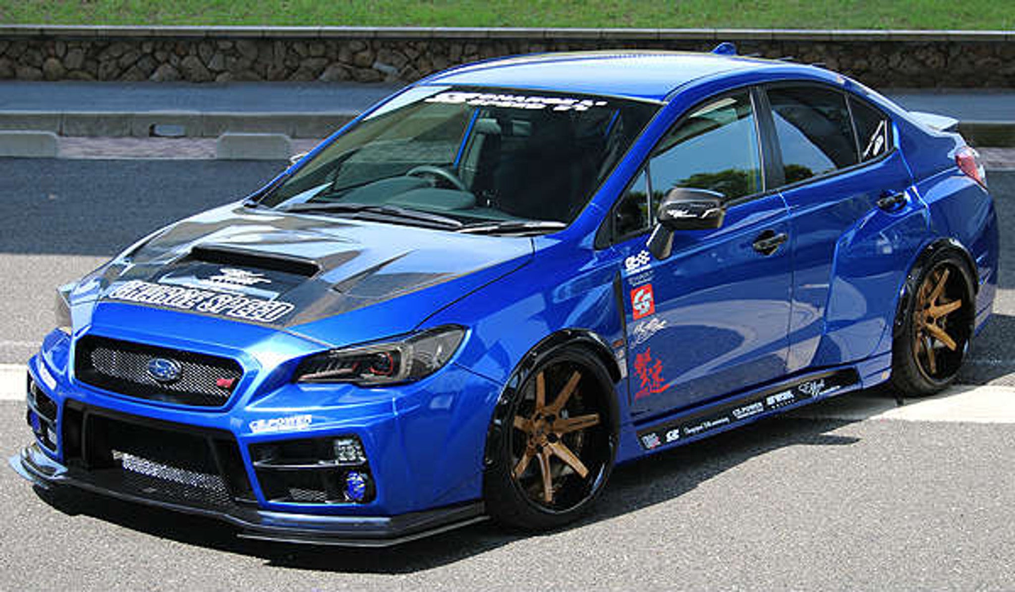Charge Speed 2015-2021 Subaru WRX/ STi Type 2A Wide Body Complete Kit with Type A CARBON FRONT LIP & Carbon Rear Diffuser