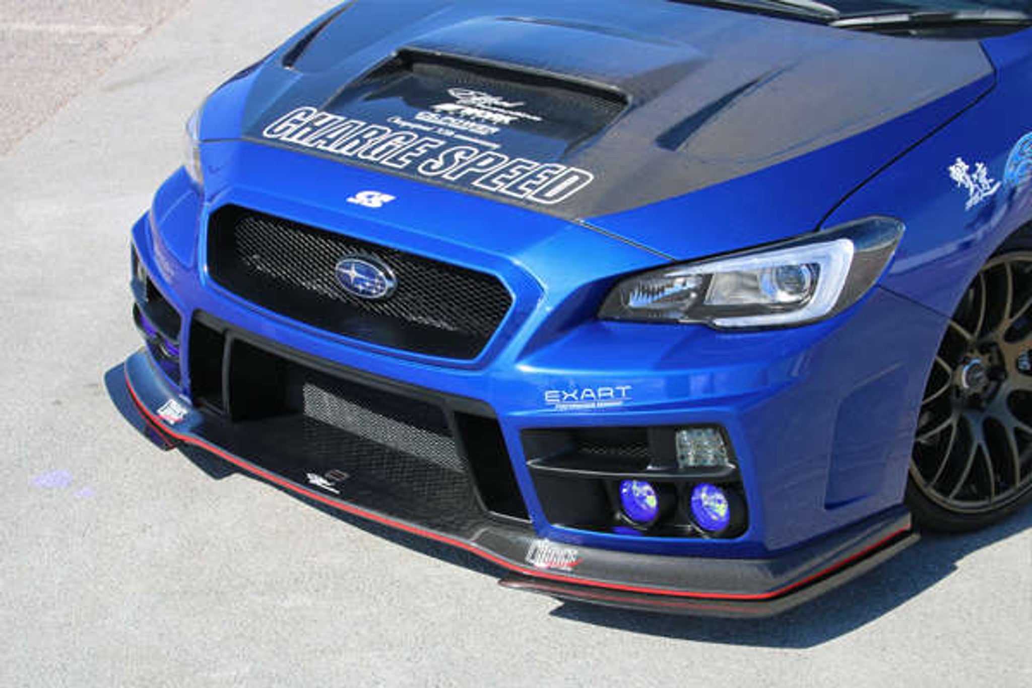 Charge Speed 2015-2021 Subaru WRX/ STi VA S4 Type-1A Front Bumper with CARBON FRONT LIP