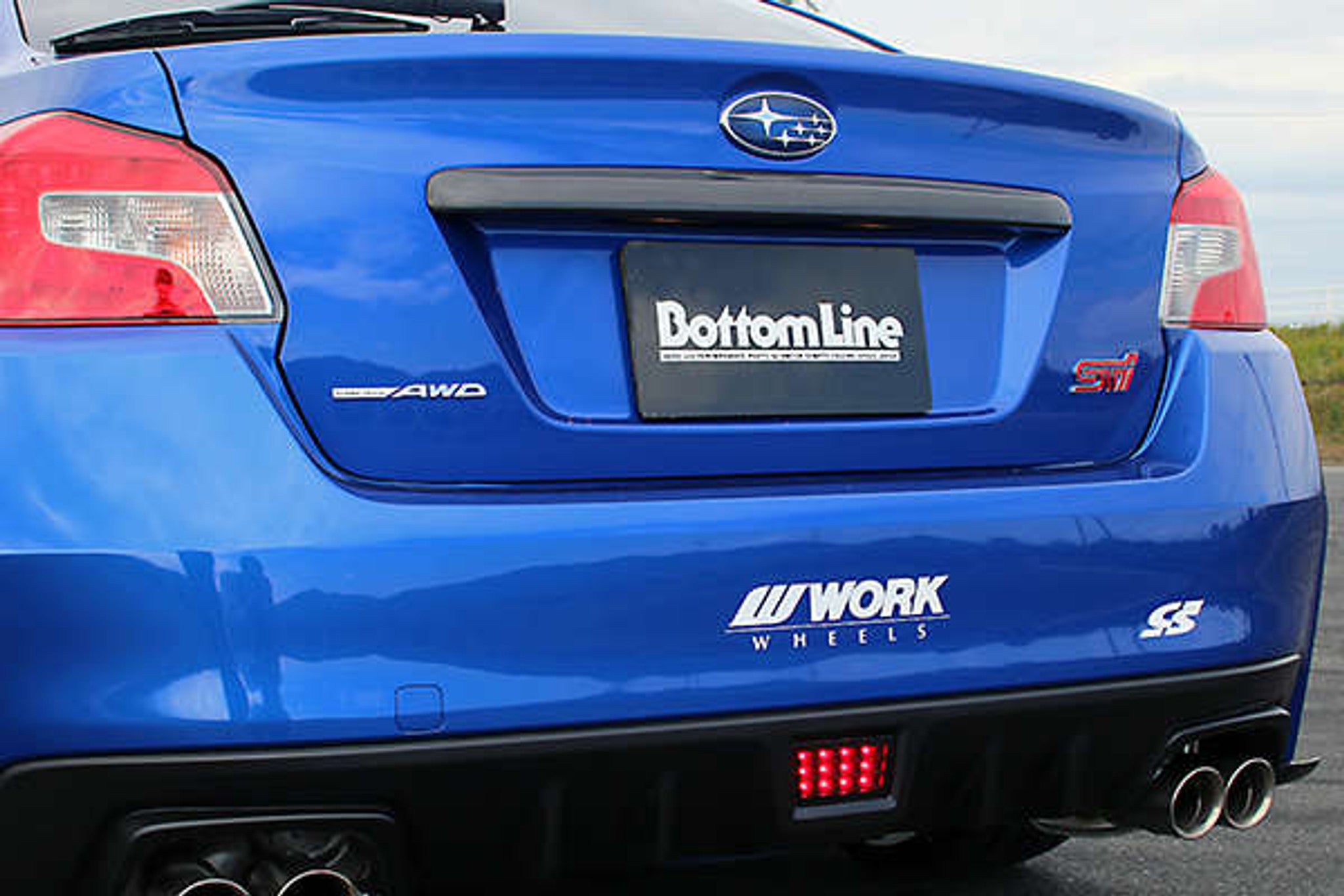 Charge Speed 2015-2021 Subaru WRX STi 4 Doors Sedan VA/ S4 Carbon Rear Trunk Finisher