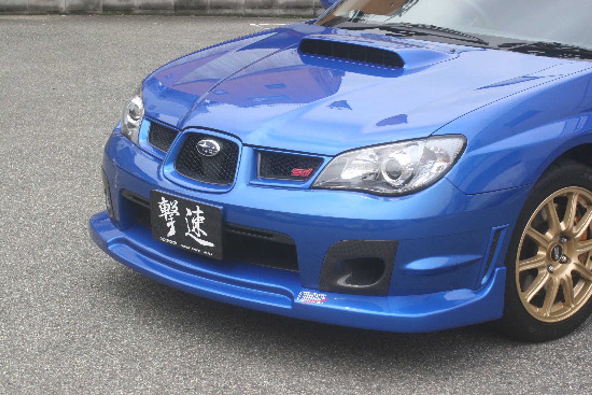 Charge Speed 2006-2007 Subaru WRX GD-F HawkEye FRP S-Type Front Spoiler