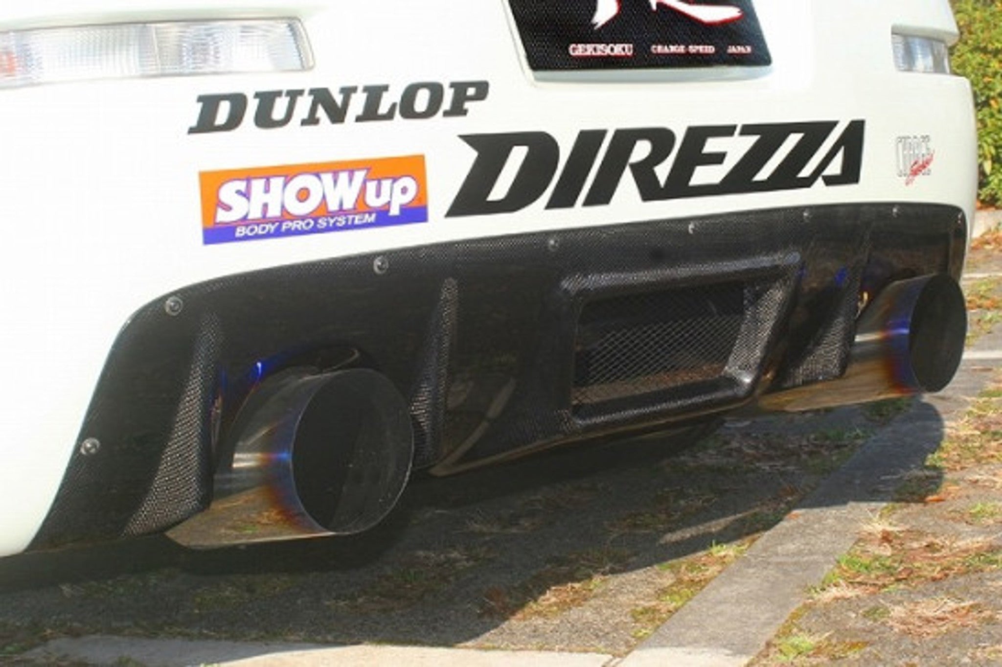 Charge Speed 2003-2008 Nissan 350Z Normal/ Wide Body Carbon Diffuser For Charge Speed Rear Bumper