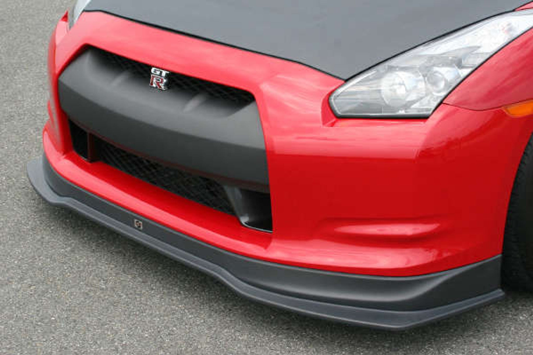 Charge Speed 2007-2011 Nissan GTR Zenki Model Bottom Line Carbon Front Lip
