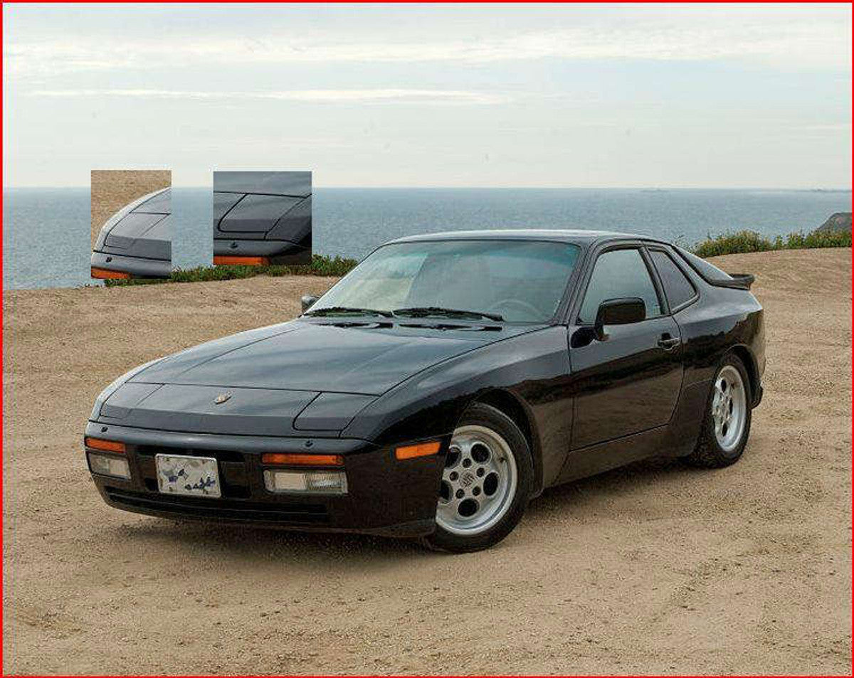 AC3902HLC - Advan OEM Design 1976-1991 Porsche 924/ 944 Carbon Headlight Cover