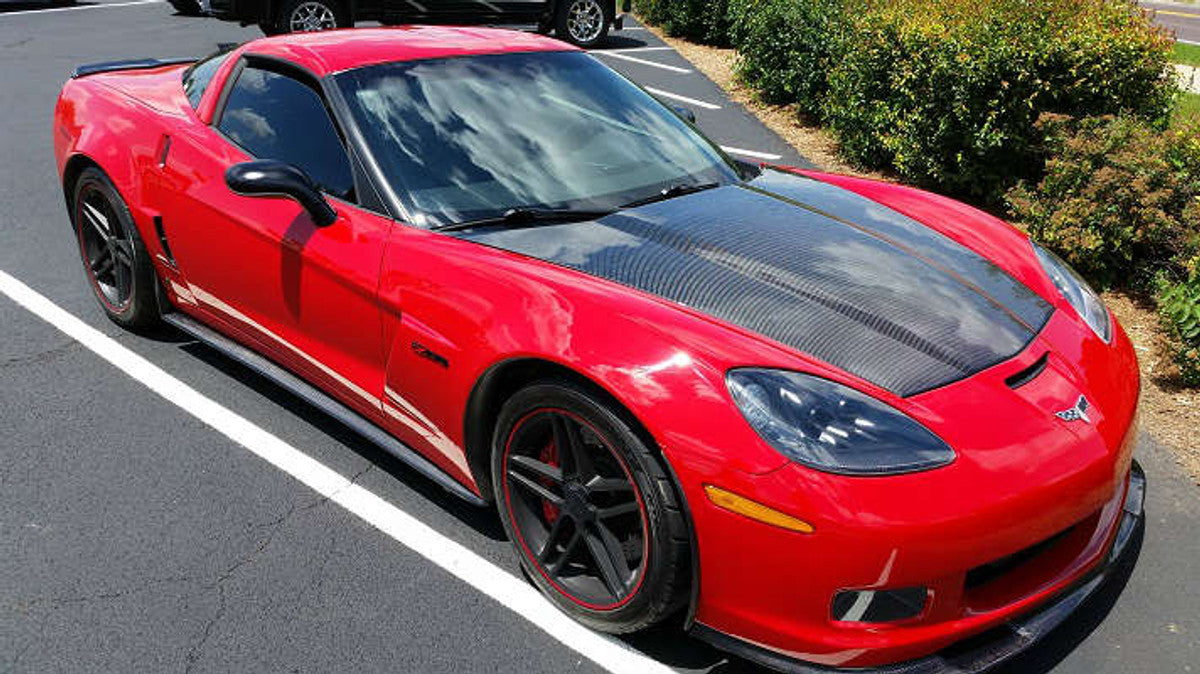 AC4009FLSC - Advan ZR1 Design 2005-2013 Corvette Z06 Carbon Front Splitter