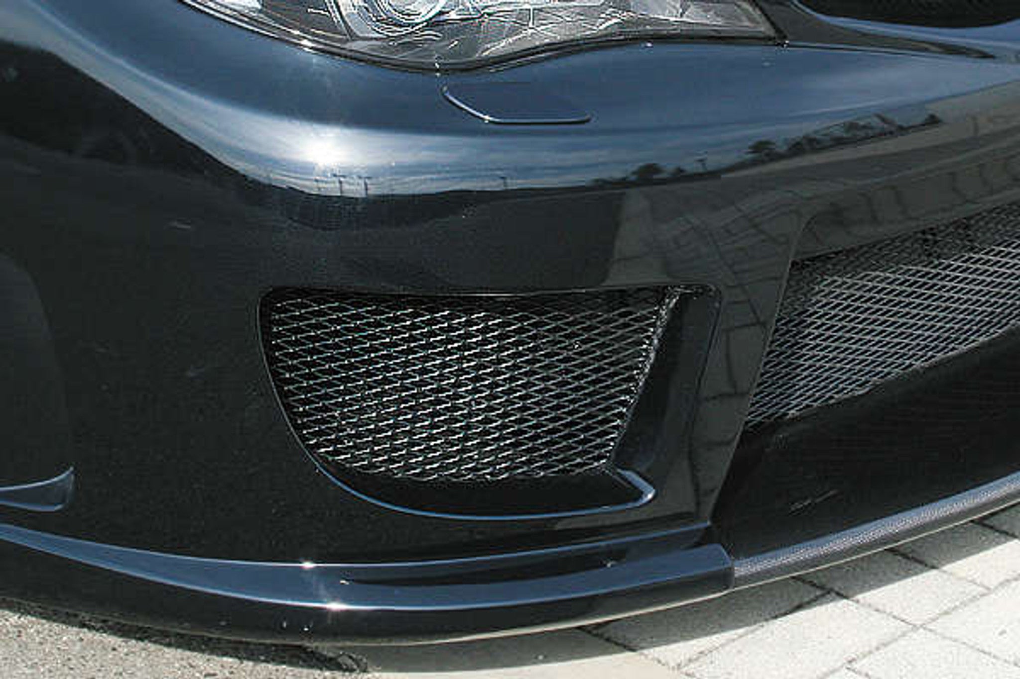 Charge Speed Universal Aluminum Mesh Grill Carbon Black Small