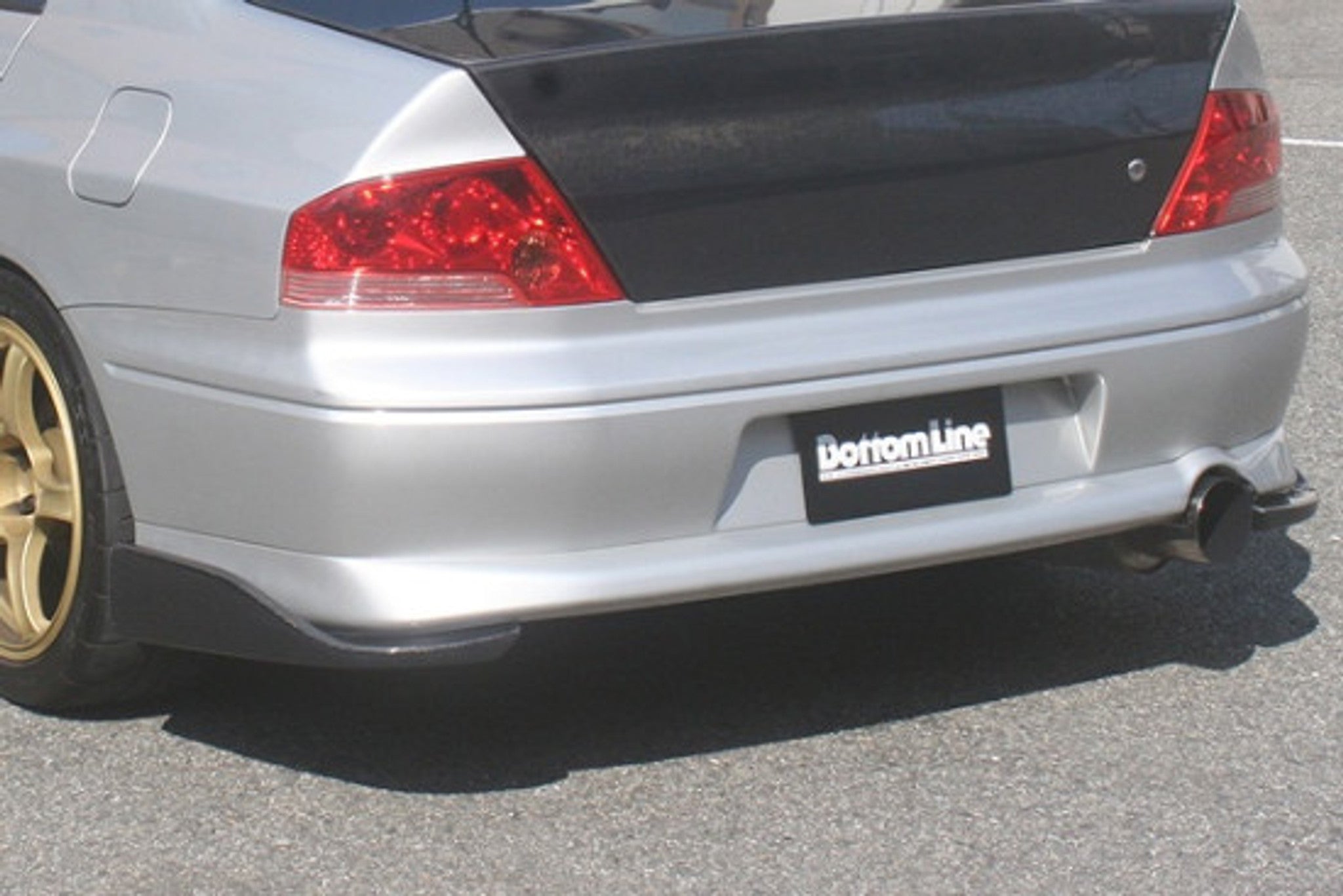 Charge Speed 2002-2005 Mitsubishi Lancer Evo VII & VIII Bottom Line FRP Rear Caps JDM Fitment Only