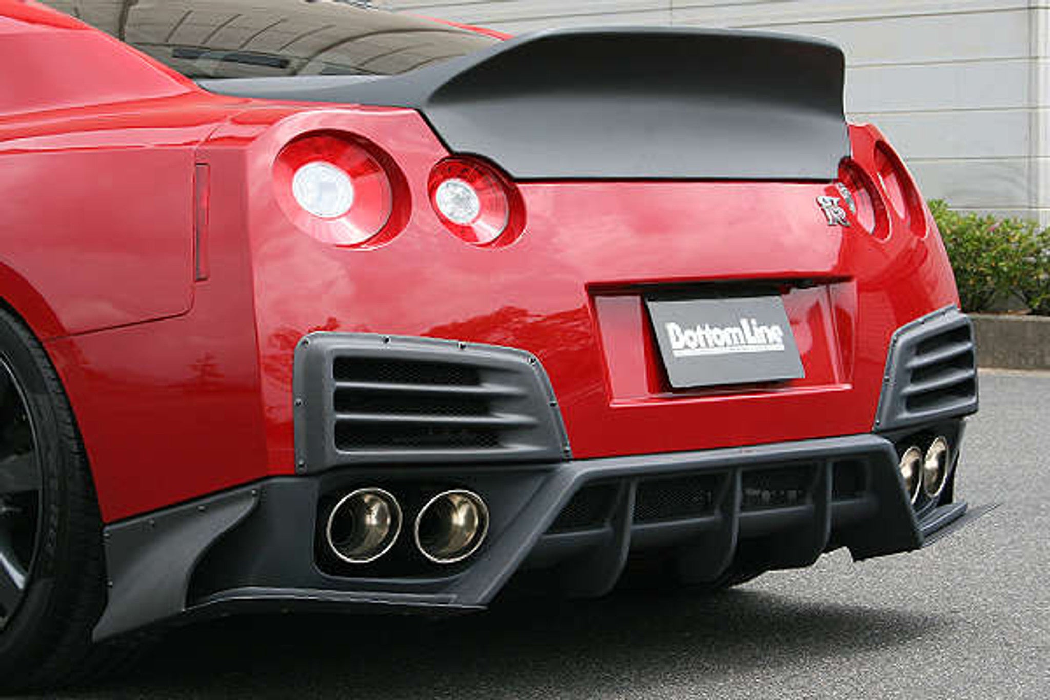 Charge Speed 2007-2011 Nissan GTR R35 Zenki Bottom Line Carbon Rear Bumper Diffuser
