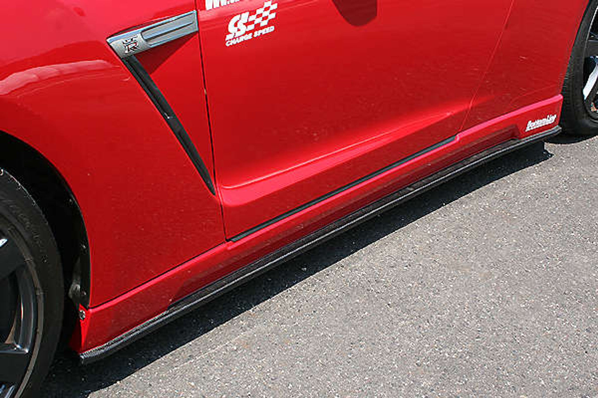 Charge Speed 2007-2024 Nissan All GTR R35 Bottom Line Side Skirts