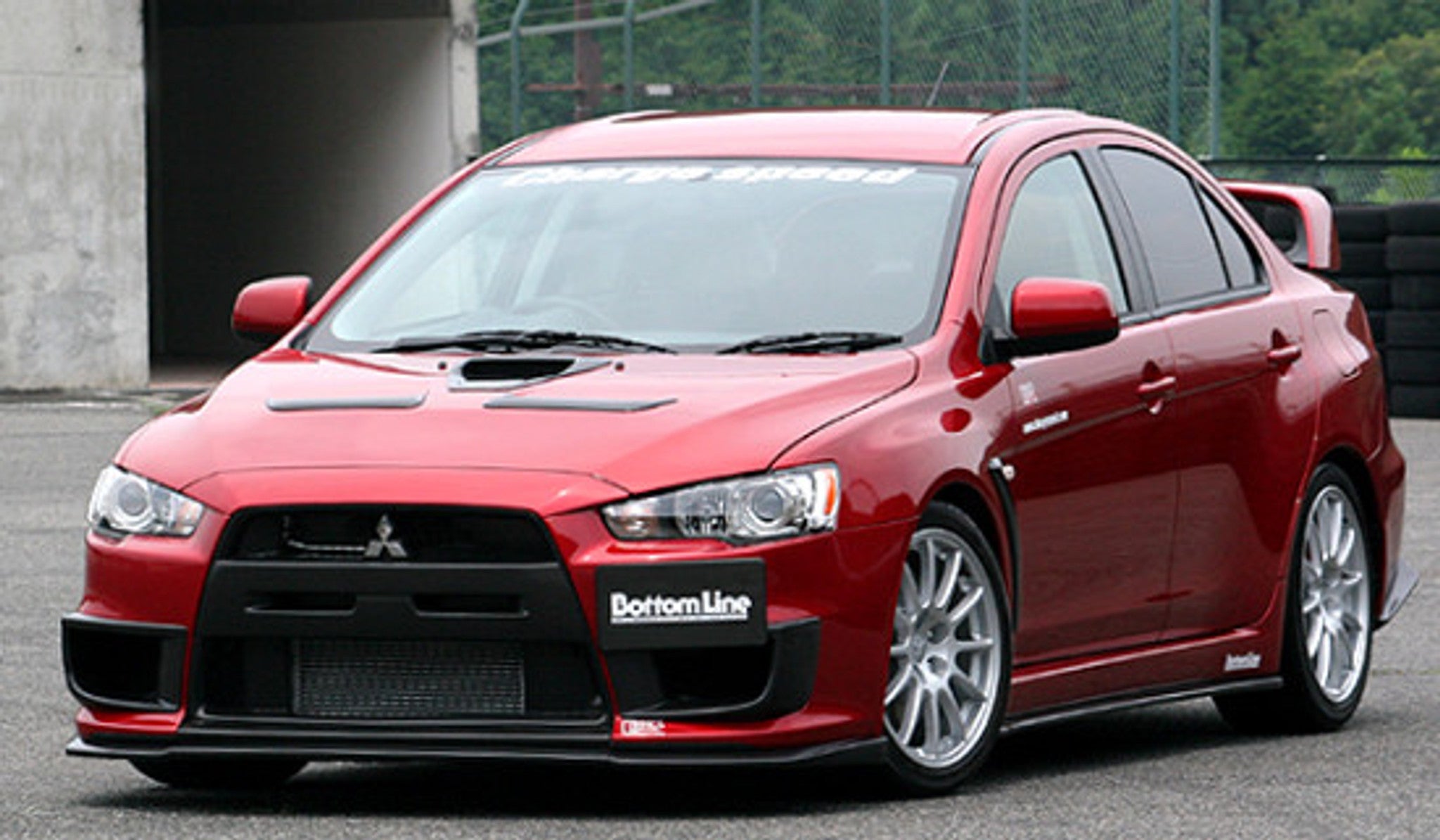 Charge Speed 2011-2017 Mitsubishi Lancer Evo X Bottom Line Type 1 Carbon Full Lip Kit