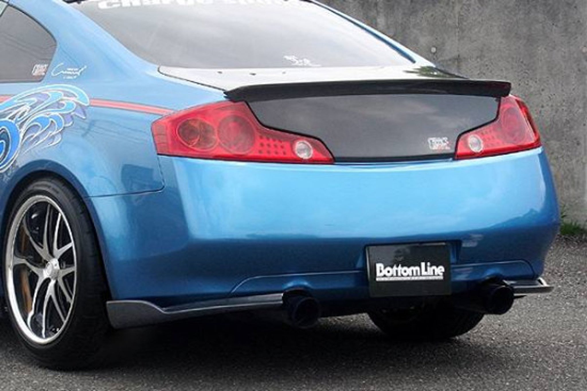 Charge Speed 2003-2007 Infiniti G-35 Coupe Bottom Line FRP Rear Caps
