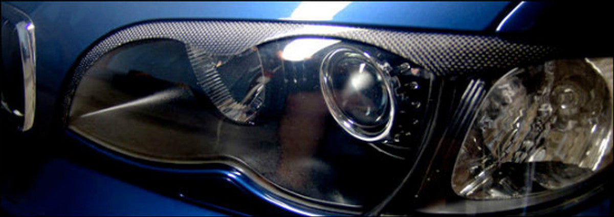 AC562EBC - Advan Design 1999-2005 BMW E46 3-Series Coupe Carbon Fiber Eye Lids