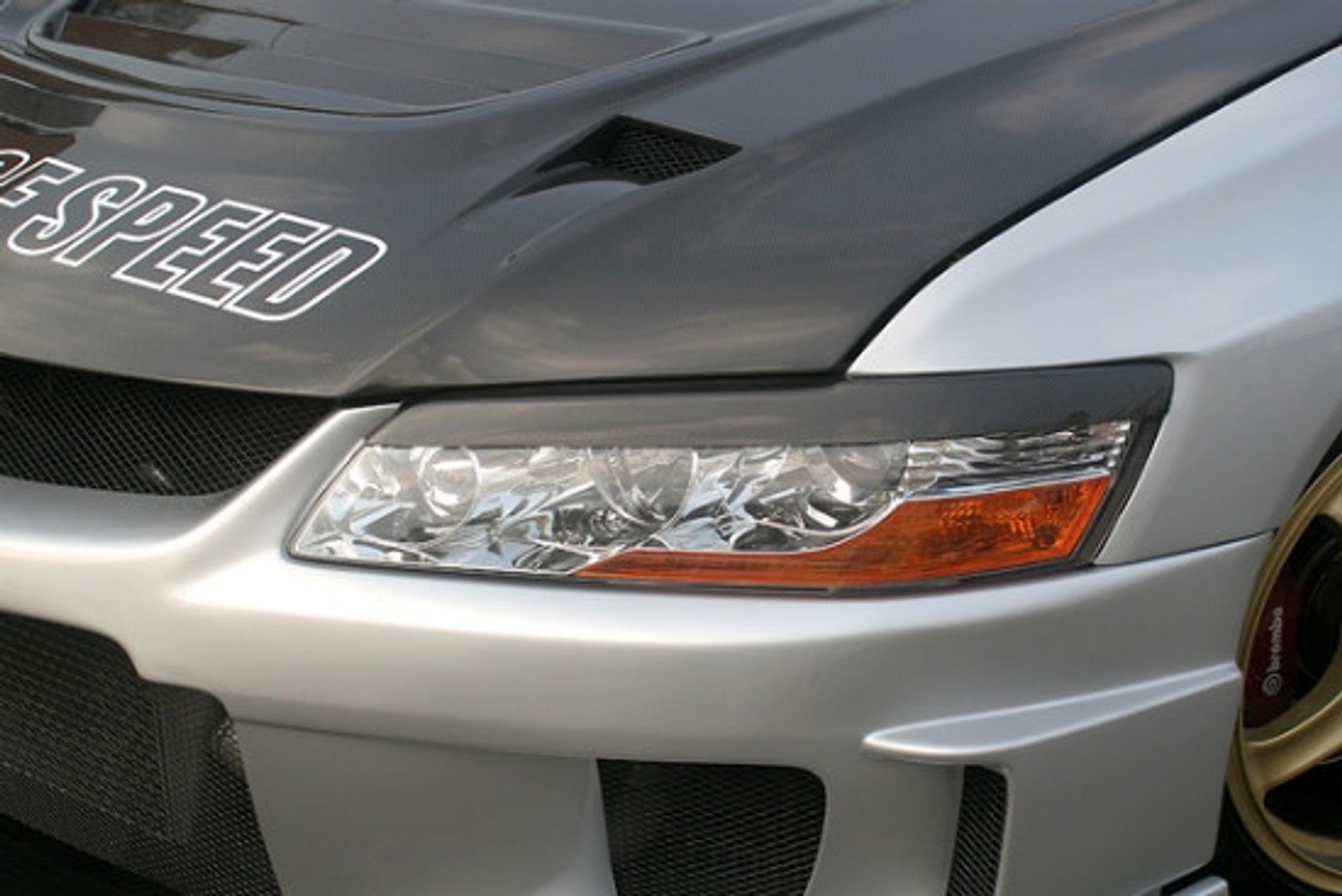 Charge Speed 2002-2007 Mitsubishi Lancer Evo VII, VIII & IX Eye Lines Carbon