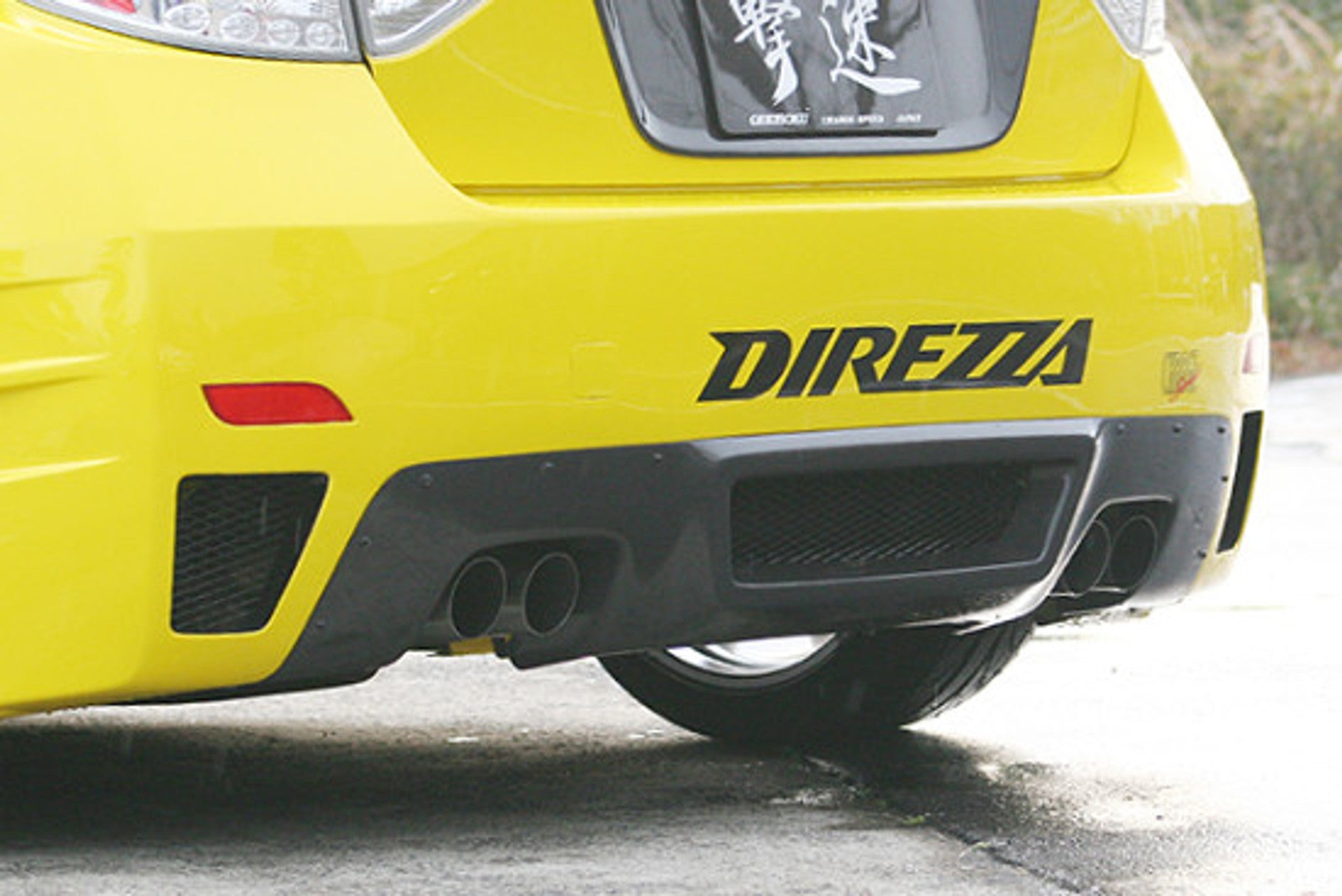 Charge Speed 2008-2014 Subaru WRX STi GR-B 5 Doors Hatchback Carbon Under Diffuser For STi WideBody Rear Bumper