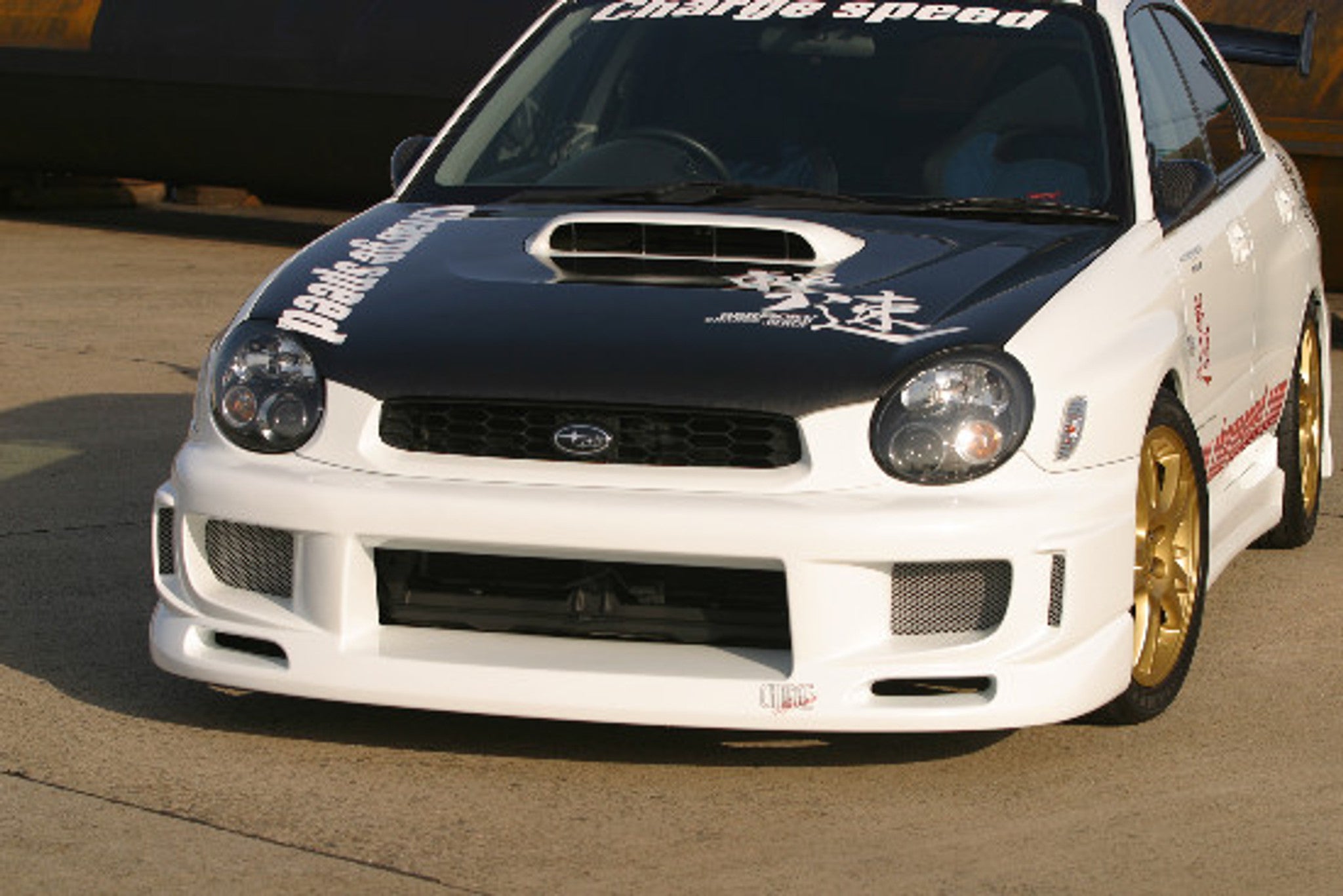 Charge Speed 2002-2003 Subaru Impreza GD-A Zenki/ Round Eye Model Type-1 Front Bumper