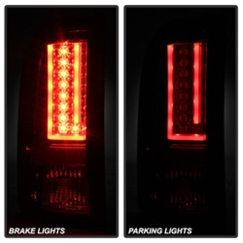 Spyder 07-13 Chevy Silverado (Exc 2010 Model) Version 2 LED Tail Lights ALT-YD-CS07V2-LED-BSM