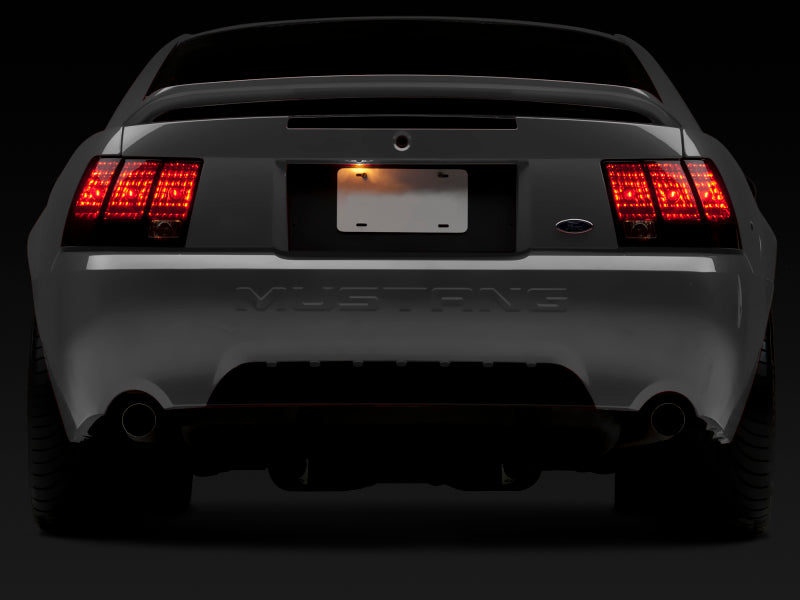 thumbnail image 2 of CheroCar Smoked Black Tail Light Covers For Ford Mustang 1999-2004 – 2pc Set 2 of 4