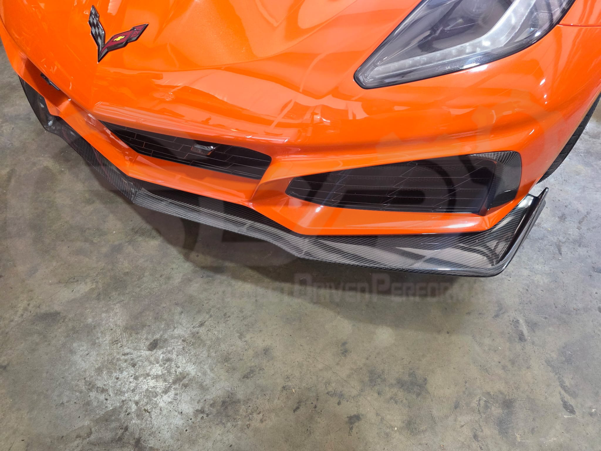 2019 CHEVROLET CORVETTE C7 ZR1 | OEM FACTORY STYLE CARBON FIBER FRONT LIP SPLITTER GROUND EFFECTS