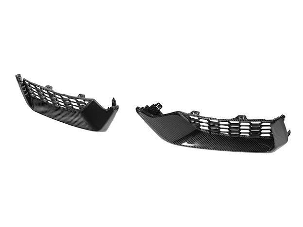 2024-Up Ford Mustang S650 Dark Horse | CARBON FIBER Front Lower Grille Insert Pair