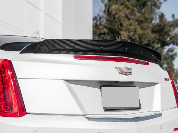 2016-2019 ATS-V COUPE  | Wickerbill Trunk Spoiler Wing Carbon Fiber