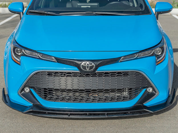 2019-UP TOYOTA COROLLA HATCHBACK | JDM PERFORMANCE PACKAGE FRONT SPLITTER LIP GROUND EFFECTS