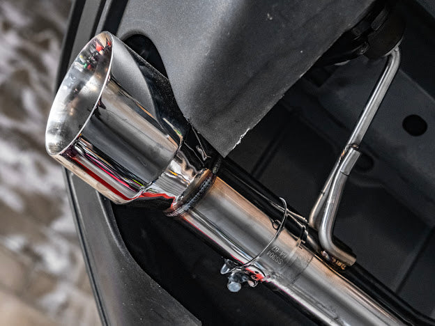 2024-PRESENT FORD MUSTANG S650 GT | STRAIGHT CAT BACK DUAL BURNT TIPS EXHAUST