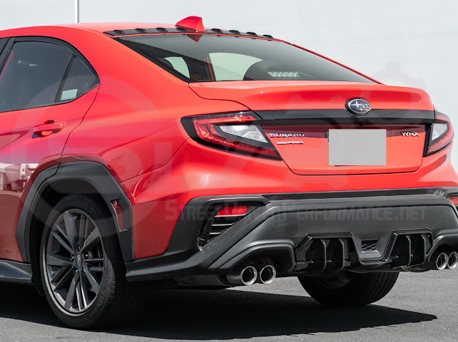 2022-UP SUBARU WRX | JDM PERFORMANCE STYLE ADD ON REAR BUMPER DIFFUSER