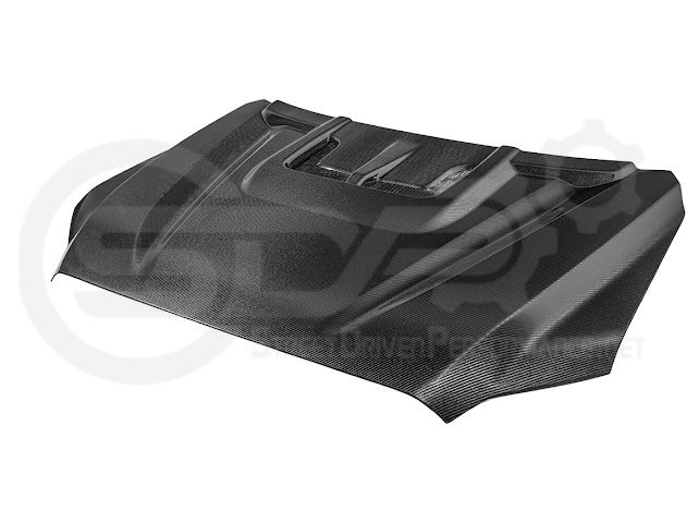 2022-UP TOYOTA TUNDRA | SDP CARBON FIBER FRONT VENTED HOOD WITH SIDE VENTS