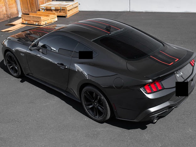 2024-UP FORD MUSTANG S650 | HOOD BODY STRIPE 3M DECALS