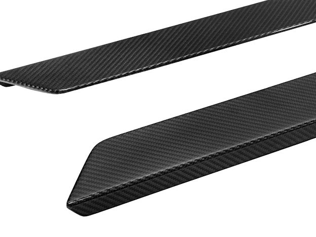2020-UP CORVETTE C8 | CARBON FIBER SIDE DOOR SILL PLATE STRIP COVERS PANELS