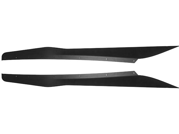 2020+ CHEVROLET CORVETTE C8 | GM FACTORY STYLE MATTE BLACK SIDE SKIRTS PAIR