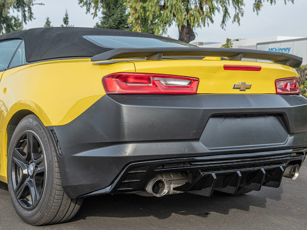 2016-Up 6th Gen Camaro - "ZL1 Performance Package" Rear Trunk Wing Wickerbill Spoiler - for all models
