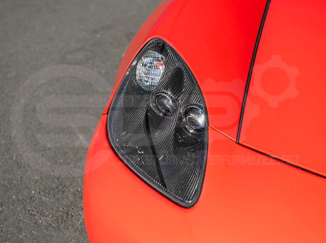 2005-2013 CHEVROLET CORVETTE C6 | FACTORY OEM STYLE CARBON FIBER  HEADLIGHTS HOUSING REPLACEMENT