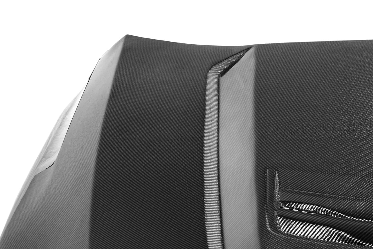 2020+ Cadillac CT4 / CT4-V / CT4-V Black Wing / CT4 SPORT | Blackwing Style Carbon Fiber Vented Front Hood