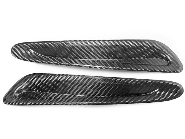 2020-Up Toyota GR Supra A90 A91 | SDP Performance Style CARBON FIBER Front Hood Duct Vent Cover (Pair)