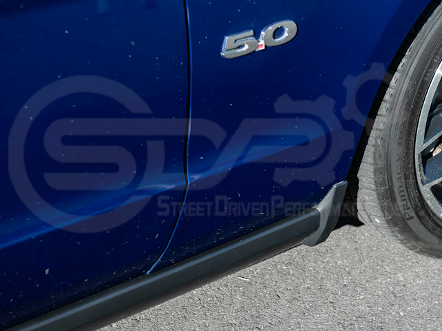 2010-2014 FORD S197 MUSTANG | GT500 STYLE SIDE SKIRTS EXTENSION PAIR ROCKER PANELS GROUND EFFECTS