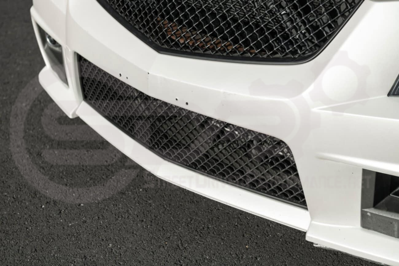 2009-2015 CTS-V V2 -  Black front grilles set (blank no emblem)