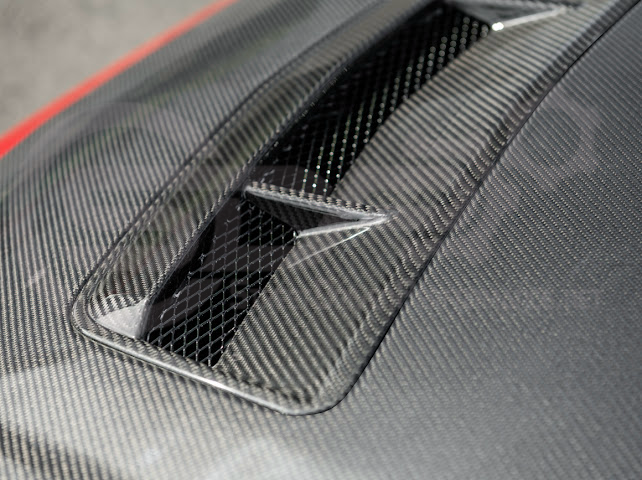 2024-Up Ford Mustang S650 | Factory Style CARBON FIBER Front Hood with Hood Vent (2 versions)