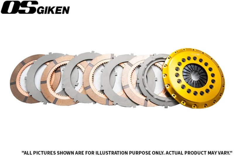 OS Giken 93-98 Toyota Supra JZA80 R Quad Plate w/Floating Center Hub Clutch