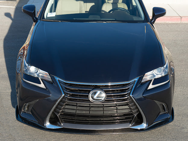 2016-2020 Lexus GS-Series JDM Lexon Style CARBON FIBER Front Bumper Lip Splitter