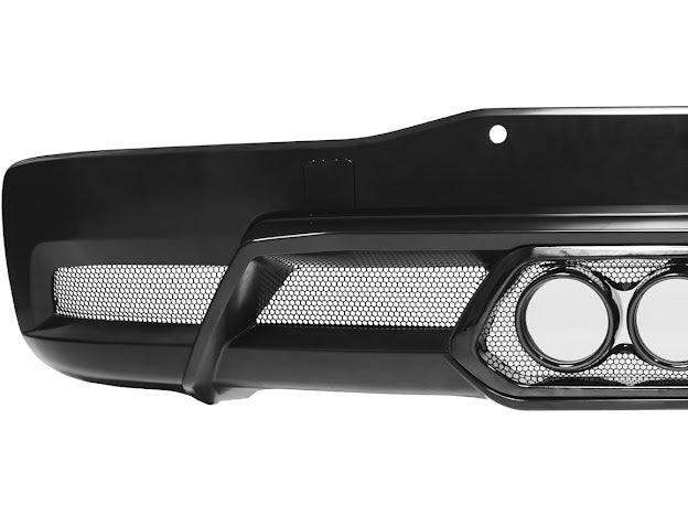 2020-Up Corvette C8 | Z06 Style Rear Center Quad Tips Exhaust Exit Grille Diffuser