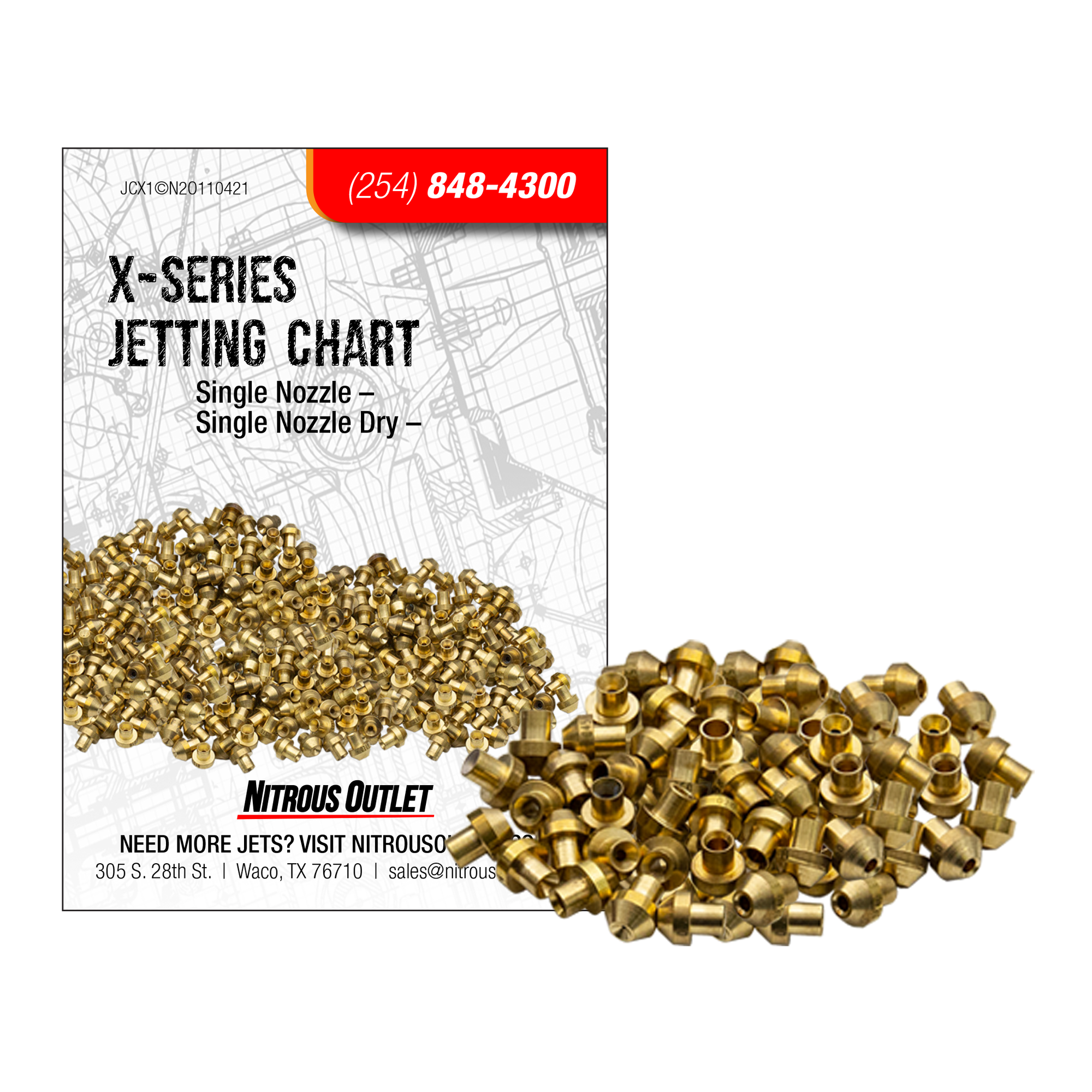 X-Series Single Nozzle Dry Jet Pack - (35-50-75-100-150-200 HP)