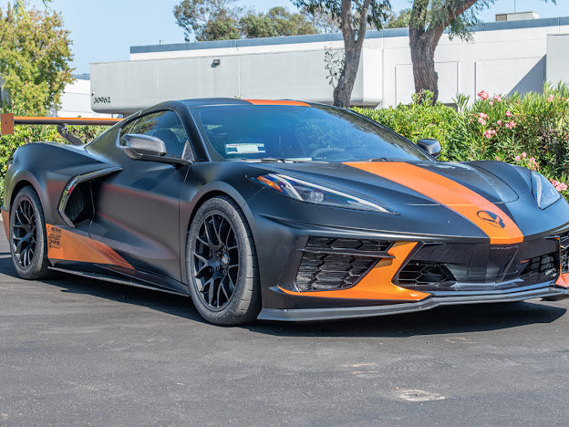 2020+ C8 Corvette - "Z51 Style" Front Splitter / Lip Rocker Panel Ground Effects