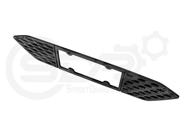 2024-UP FORD MUSTANG S650 | REAR LICENSE PLATE FRAME TRIM COVER