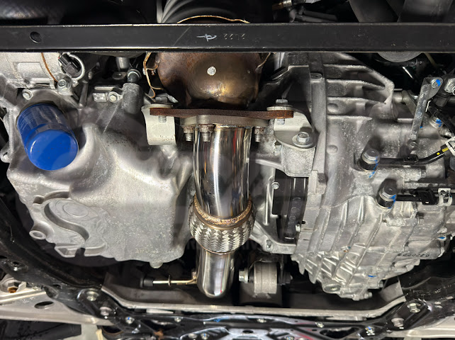 2023+ HONDA CIVIC FL5 TYPE R 2.0T & 2022+ ACURA INTEGRA TYPE S 2.0T EXHAUST FRONT PIPE