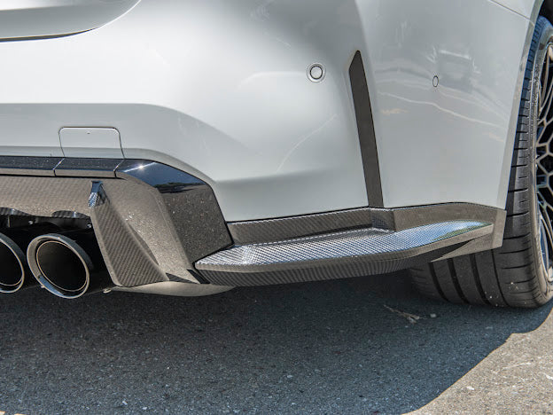2021-Up BMW G80 M3 | Factory Style CARBON FIBER Rear Apron Lip Splitter Ground Effects