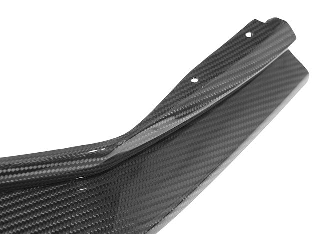 2024-Up Ford Mustang S650 | Dark Horse Factory Style CARBON FIBER Front Bumper Lip Splitter Ground Effects