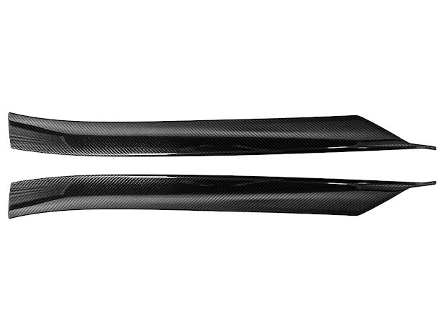 2020+ CHEVROLET CORVETTE C8 CARBON FIBER SIDE WINDOW A-PILLAR VENT COVER TRIM