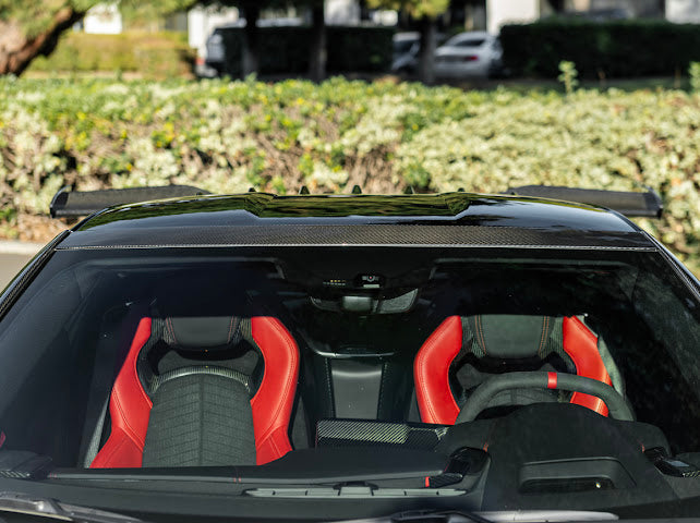 2020-UP CORVETTE C8 WINDSHIELD UPPER MOLDING TRIM SURROUNDING