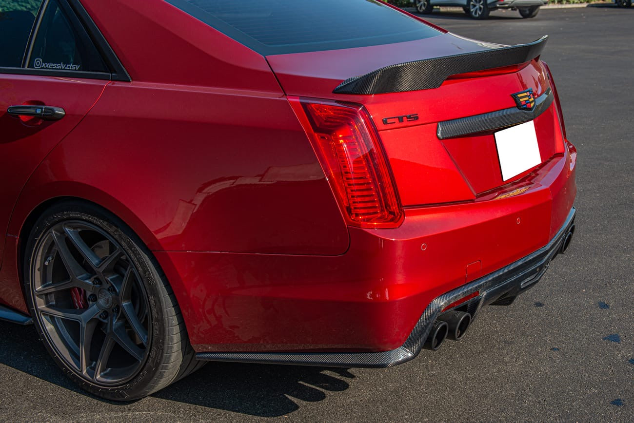 2016+ CADILLAC CTS-V V3 | REAR DIFFUSER CARBON FIBER 3 PIECE
